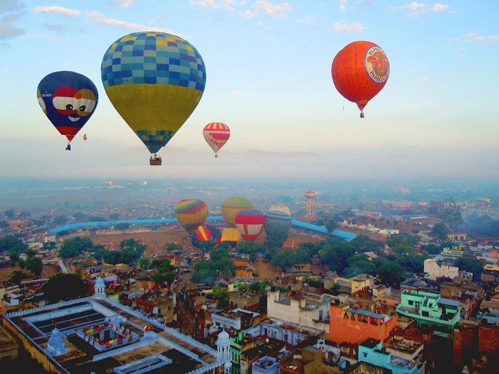 Hot Air Balloon Ride In Pushkar